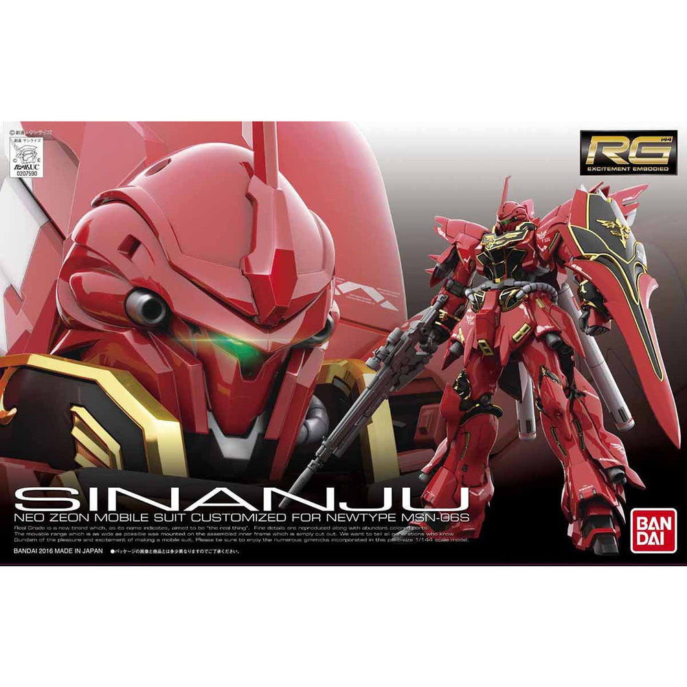 RGUC 1/144 Scale Model Kit: #22 MSN-06S Sinanju