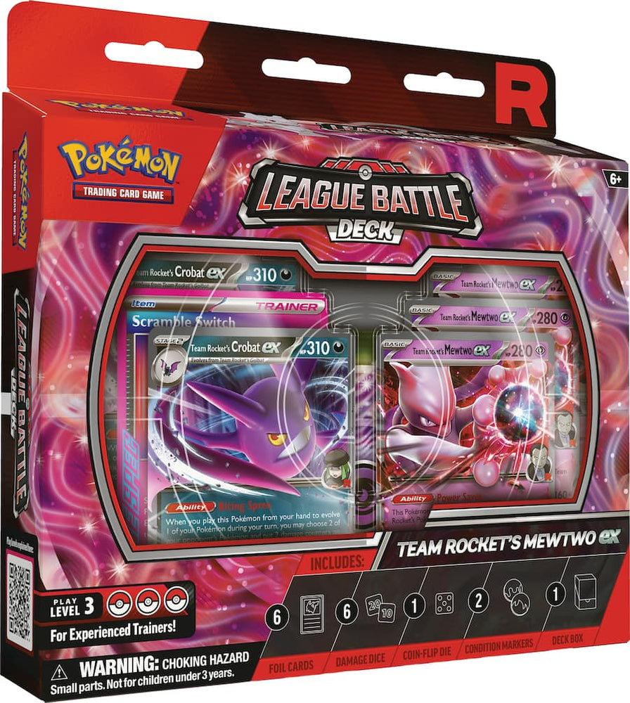 Pokémon - Trading Card Game: Team Rocket’s Mewtwo ex League Battle Deck