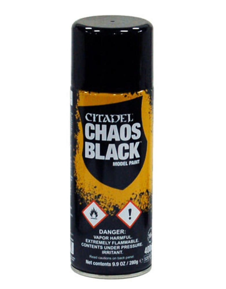 Games Workshop Citadel Spray: Primer Chaos Black