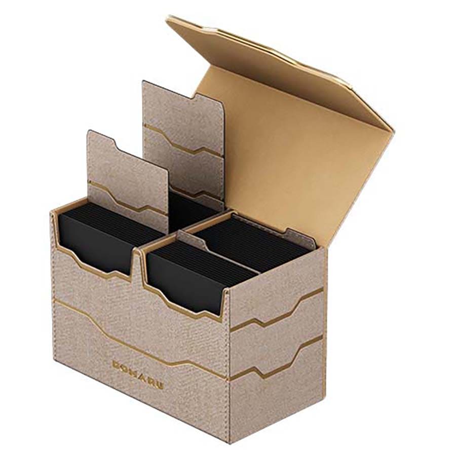 DOMARU Deck Box: Armory Collection - Alabaster - Vertex Duo 200+