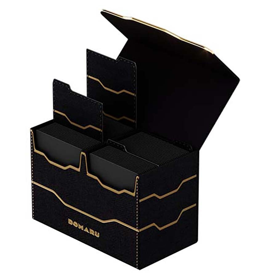 DOMARU Deck Box: Armory Collection - Obsidian - Vertex Duo 200+