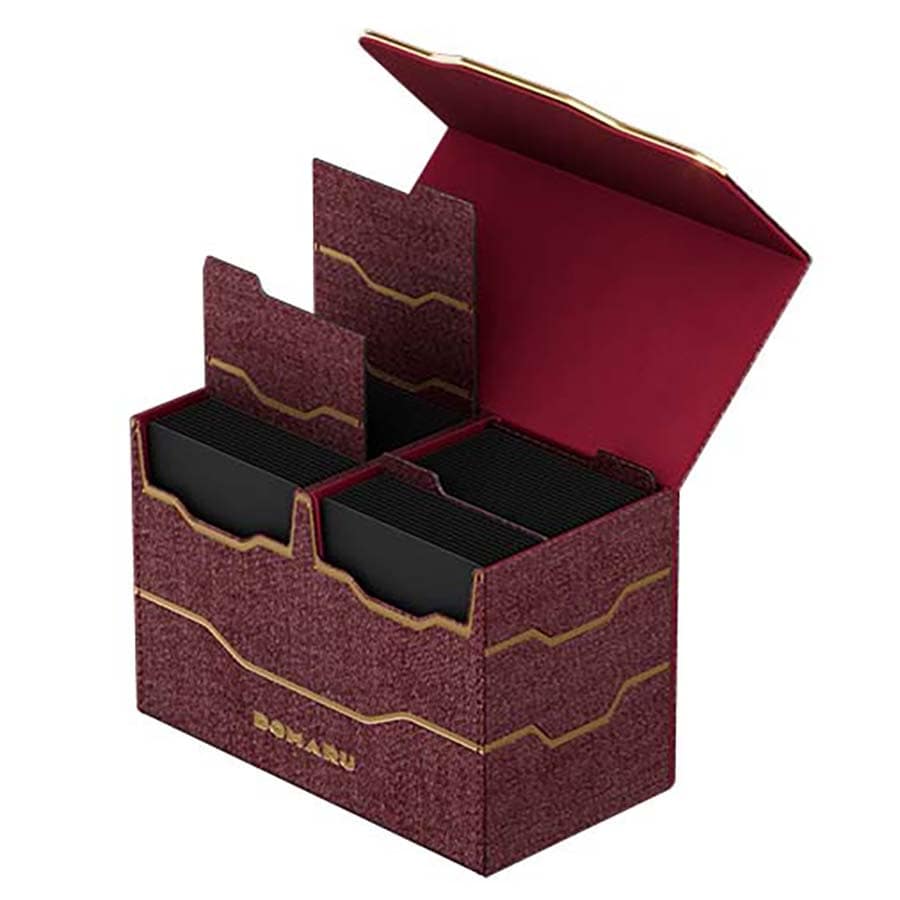 DOMARU Deck Box: Armory Collection - Carnelian - Vertex Duo 200+