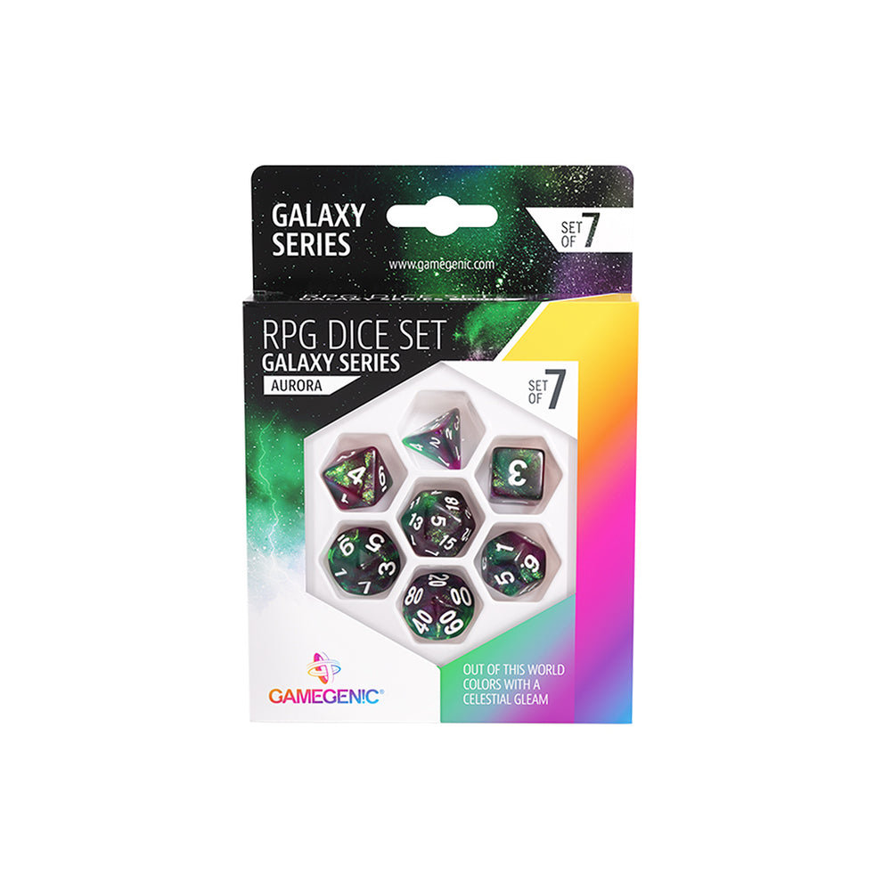 Gamegenic - RPG Dice Set Galaxy Series: Aurora