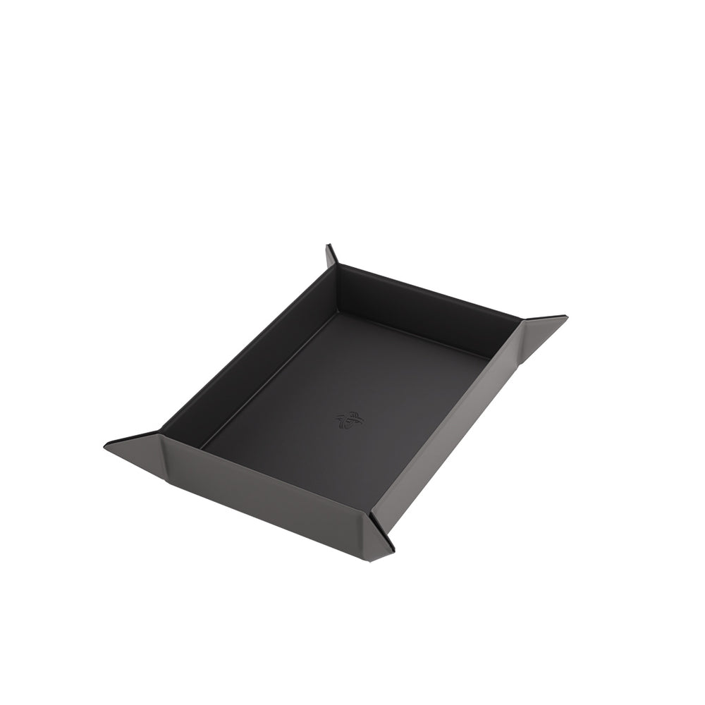 Gamegenic - Magnetic Dice Tray: Rectangular (Black/Gray)