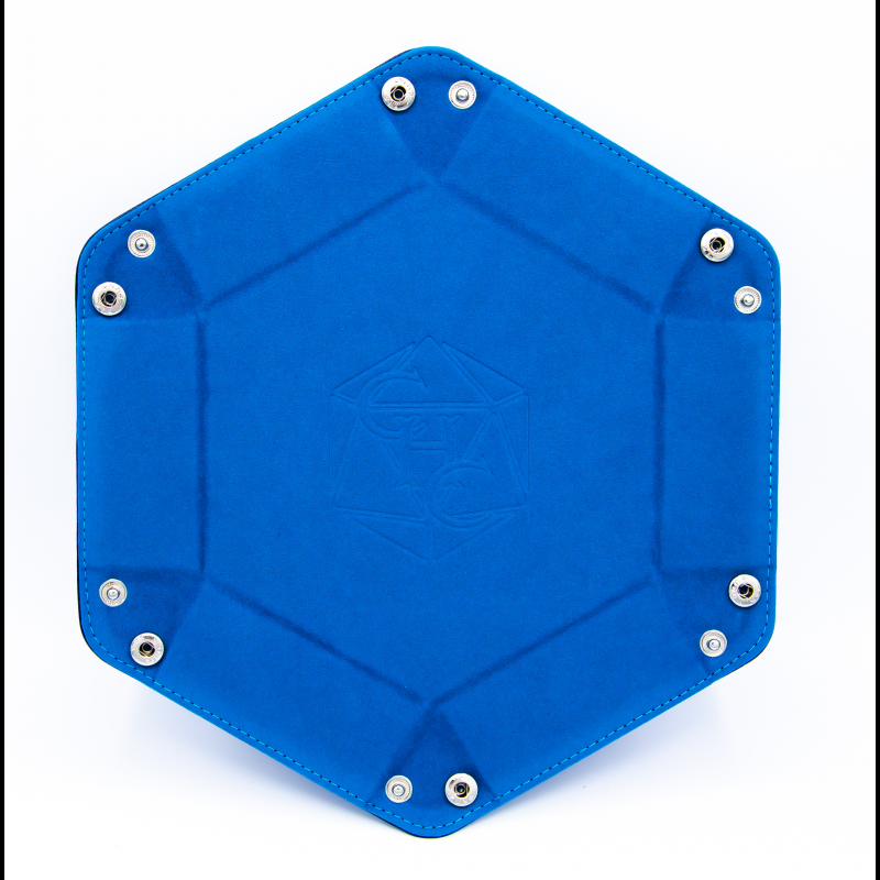 Critical Hit Collectibles: Hexagon Dice Tray -Blue