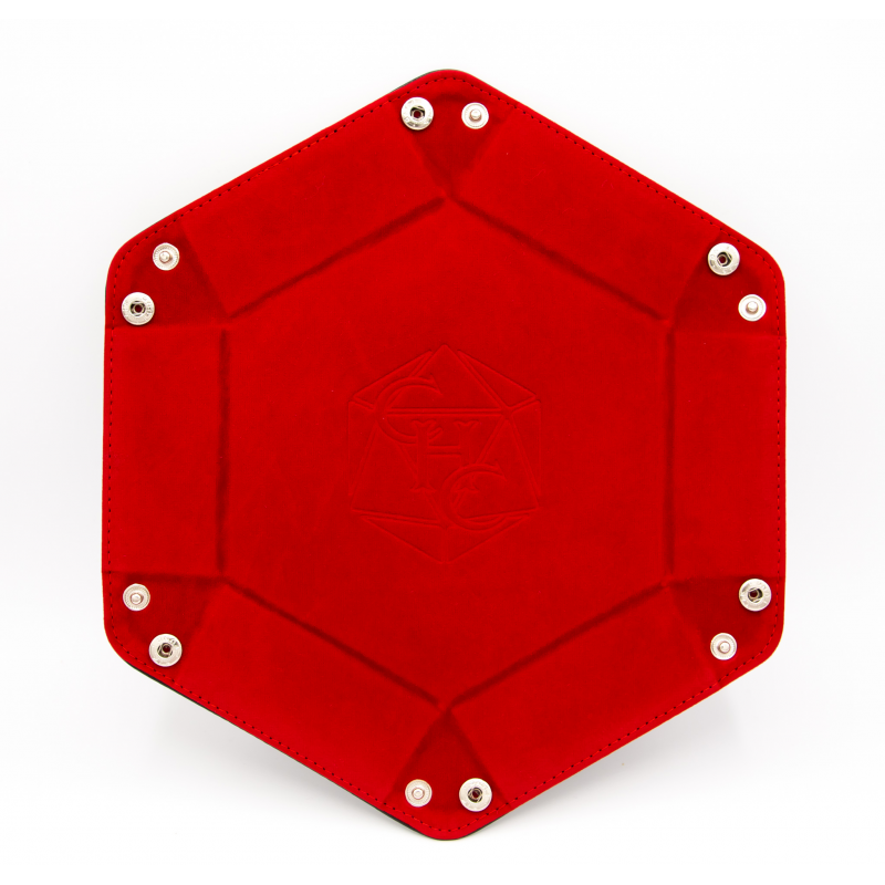 Critical Hit Collectibles: Hexagon Dice Tray - Red