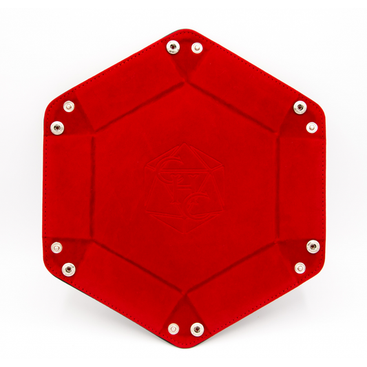 Critical Hit Collectibles: Hexagon Dice Tray - Red