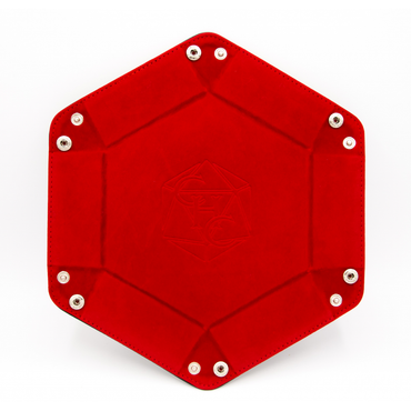 Critical Hit Collectibles: Hexagon Dice Tray - Red