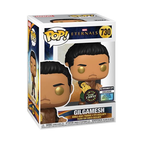 Eternals Gilgamesh Funko Pop! Vinyl Figure with Collectible Card - Entertainment Earth Exclusive - Glow Chase