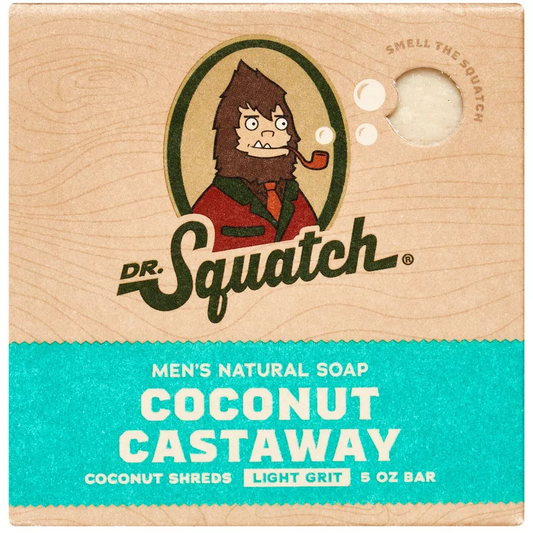 DR. SQUATCH Men's All Natural Bar Soap - Coconut Castaway - 5oz