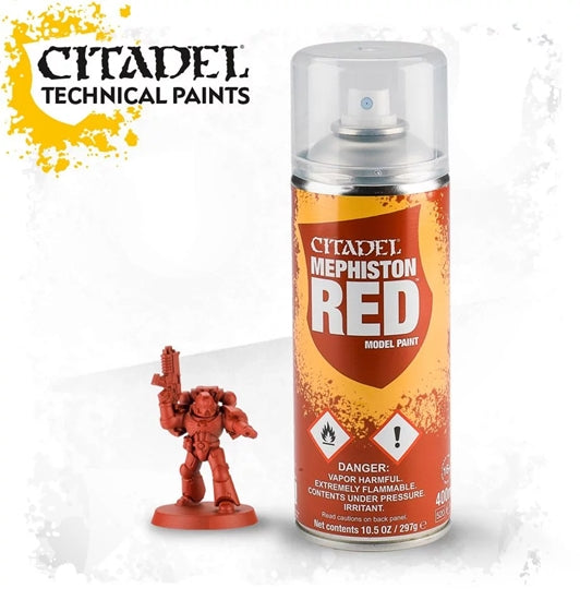 Citadel Spray Primer: Mephiston Red