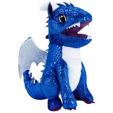 FanRoll: Dragon - Plush Dice Bag Blue