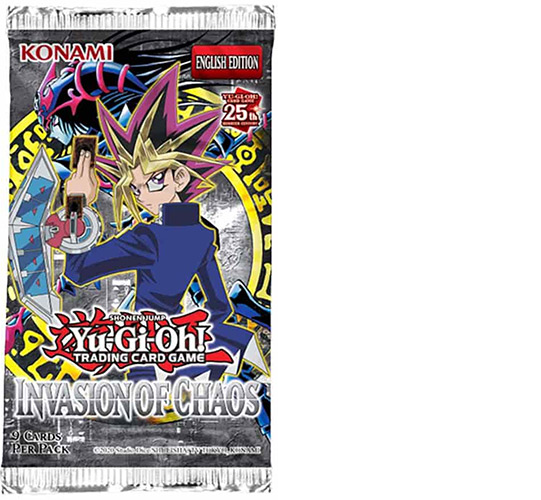 Yu-Gi-Oh Cards - Invasion of Chaos (25th Anniversary) - Booster PACK
