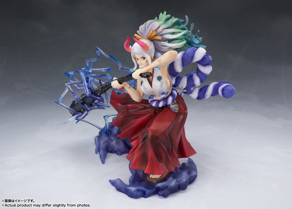 FiguartsZERO ONE PIECE Yamato - Thunder Bagua (Battle Scarred Ver.) Event Exclusive Statue