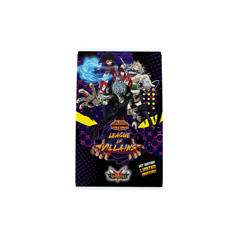 my hero academia league of villains booster box Pack These cards are in English and come from Japan Universus CCG My Hero Academia