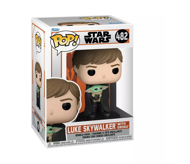 POP Luke Skywalker with Grogu (The Mandalorian (Star Wars)) 482