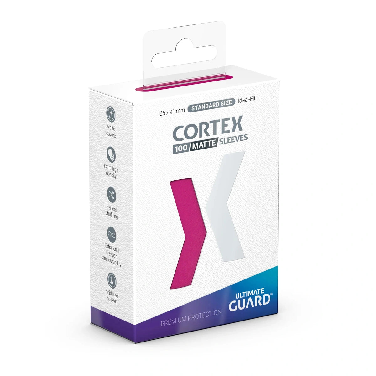 Ultimate Guard Cortex Deck Protectors Matte 100 Count Pink
