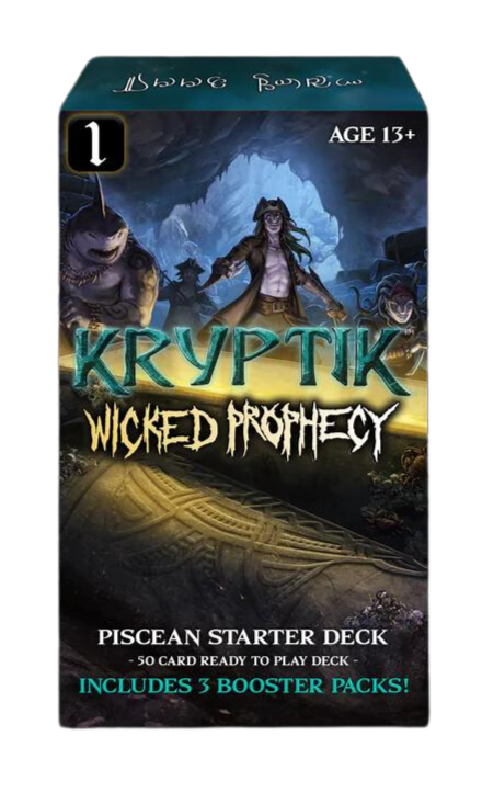 Kryptik TCG: Wicked Prophecy Wave 1 Starter Deck - Piscean Faction