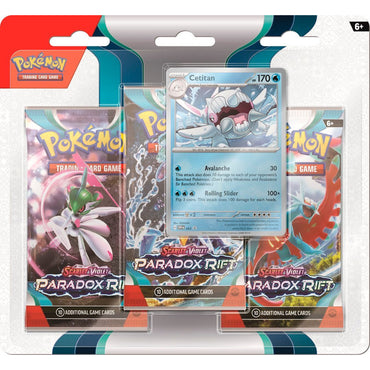 Pokemon: Scarlet & Violet - Paradox Rift - Three-Booster Blister Pack