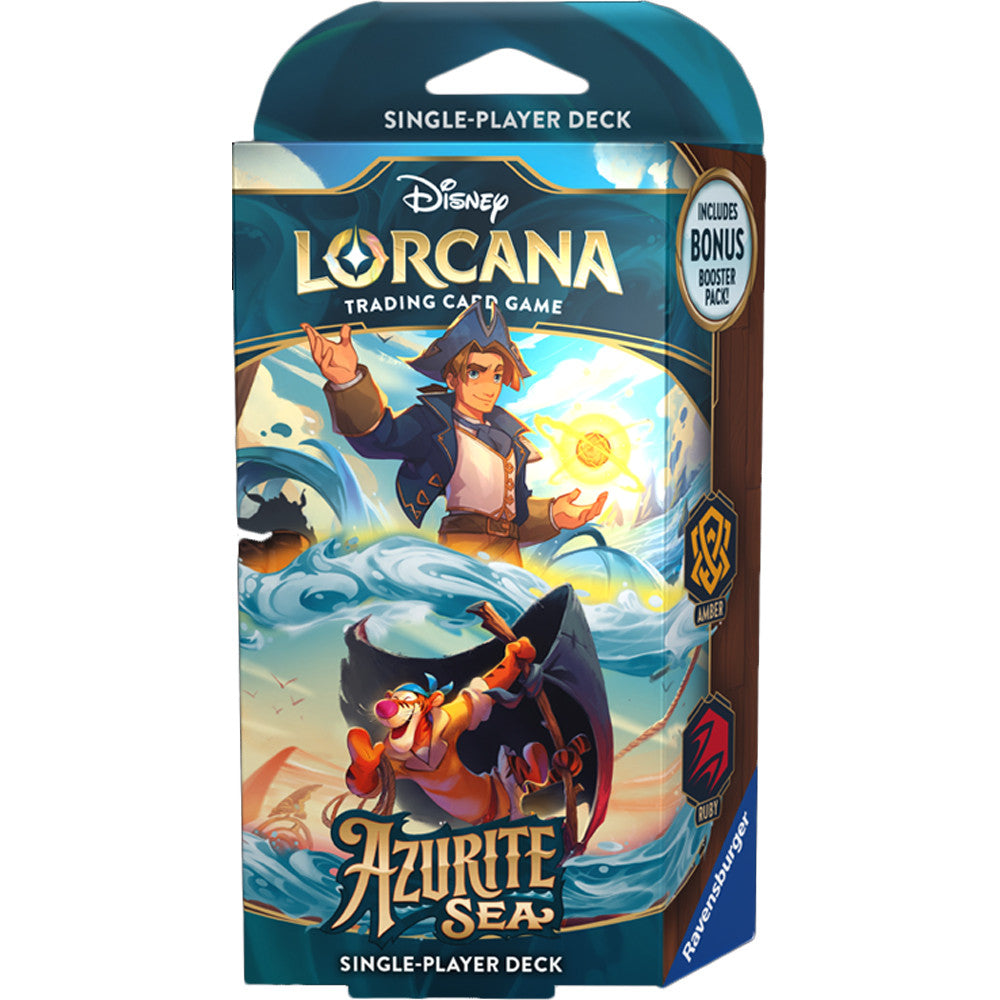 Disney Lorcana: Azurite Sea Starter Deck - Amber & Ruby