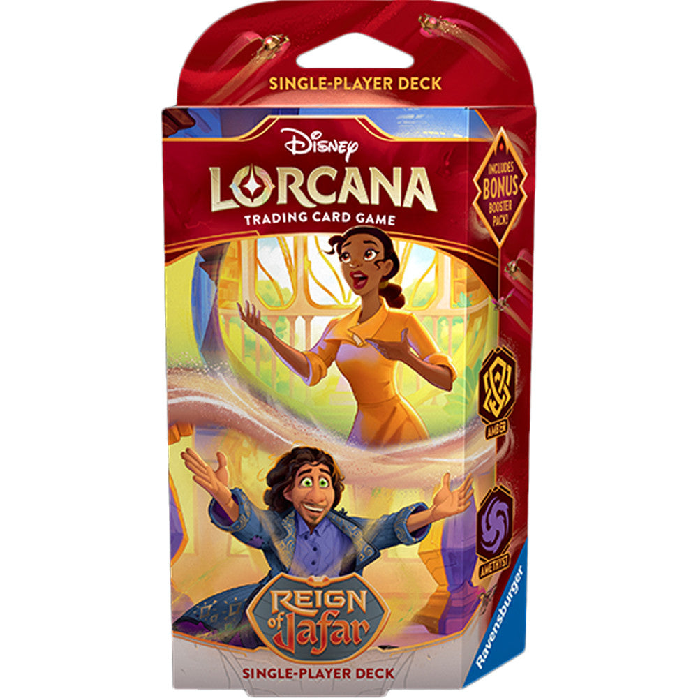Disney Lorcana: Reign of Jafar Starter Deck - Amber & Amethyst (Releases 6/6/2025)