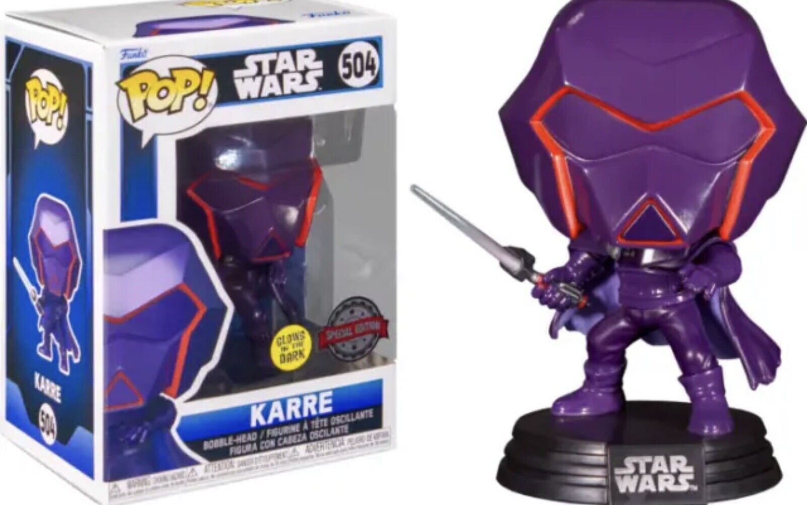 Funko POP! Star Wars: Visions - Karre  #504 Glow in the Dark