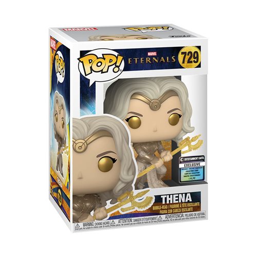 Eternals Thena Funko Pop! Vinyl Figure with Collectible Card - Entertainment Earth Exclusive