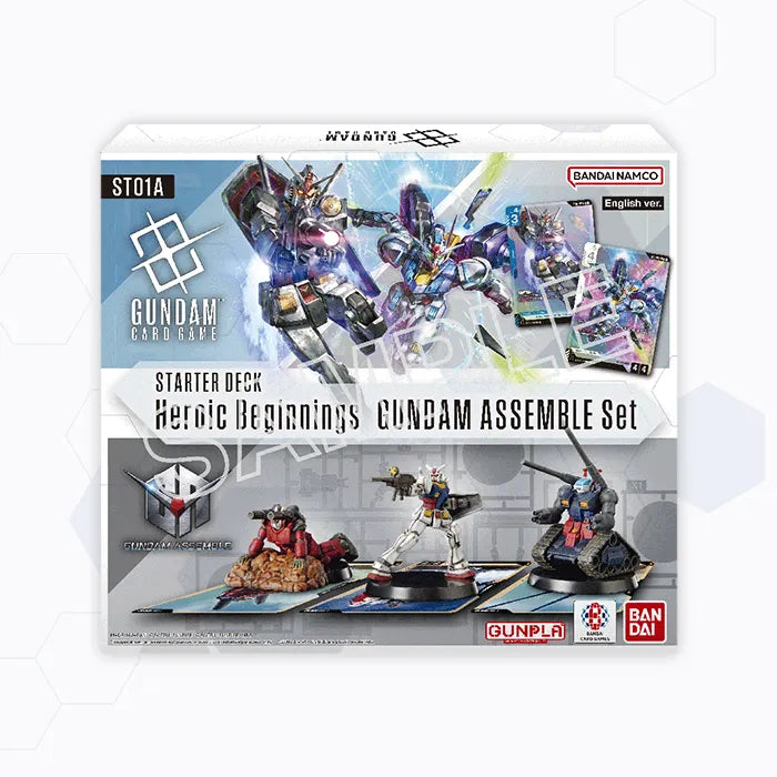 Gundam Card Game: Heroic Beginnings Gundam Assemble Starter Deck [ST01A]
