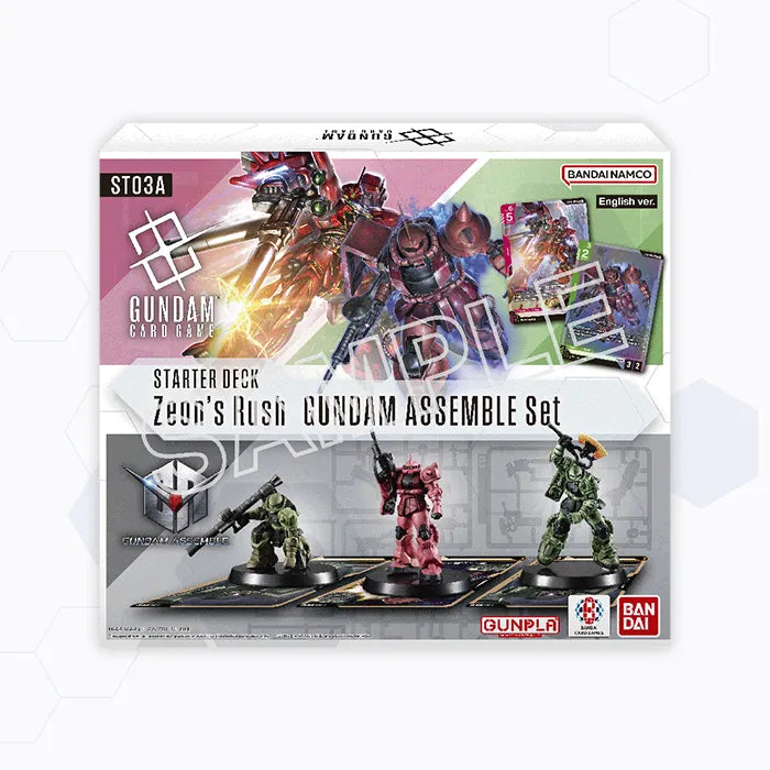 Gundam Card Game: Zeon's Rush Gundam Assemble Starter Deck [ST03A]