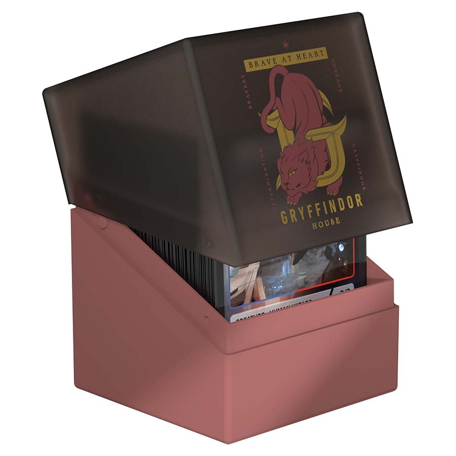 Ultimate Guard 100+ Boulder Deck Box: Harry Potter Four Houses - Gryffindor