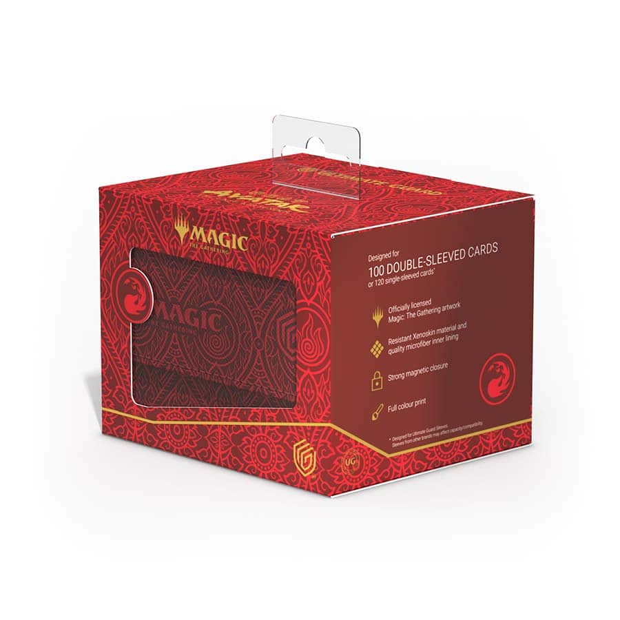 Ultimate Guard - Avatar: The Last Airbender Sidewinder 100+ Xenoskin Red Mana Symbol Deck Box