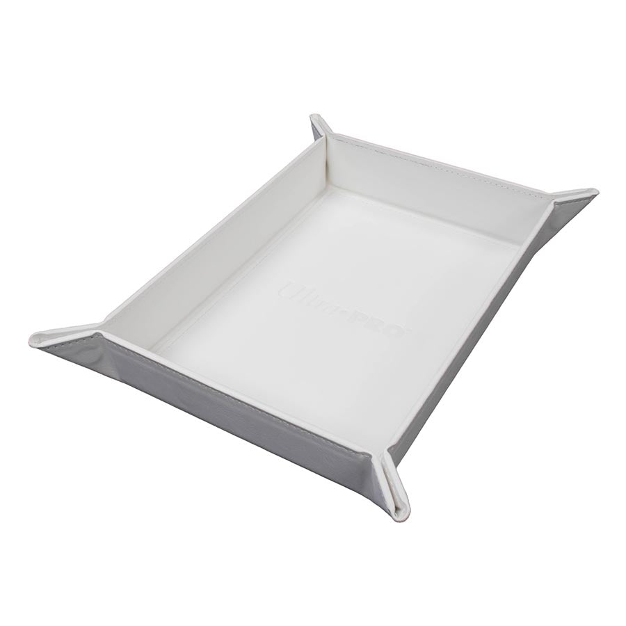 Vivid Magnetic Folding Dice Tray - White