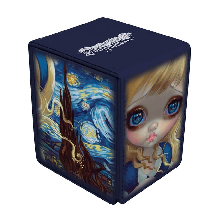 Ultra Pro Deck Box: Jasmine Becket-Griffith - Alice in The Starry Night (Alcove Flip)