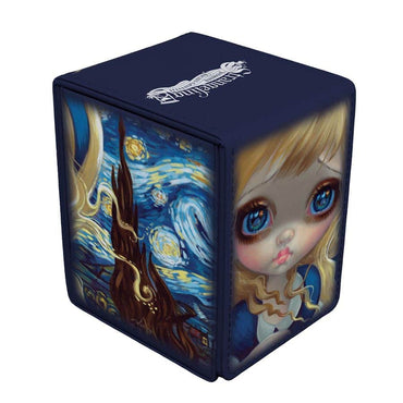 Ultra Pro Deck Box: Jasmine Becket-Griffith - Alice in The Starry Night (Alcove Flip)