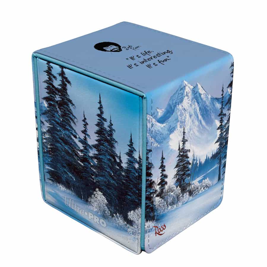ULTRA PRO: BOB ROSS WINTER PARADISE: ALCOVE FLIP DECK BOX