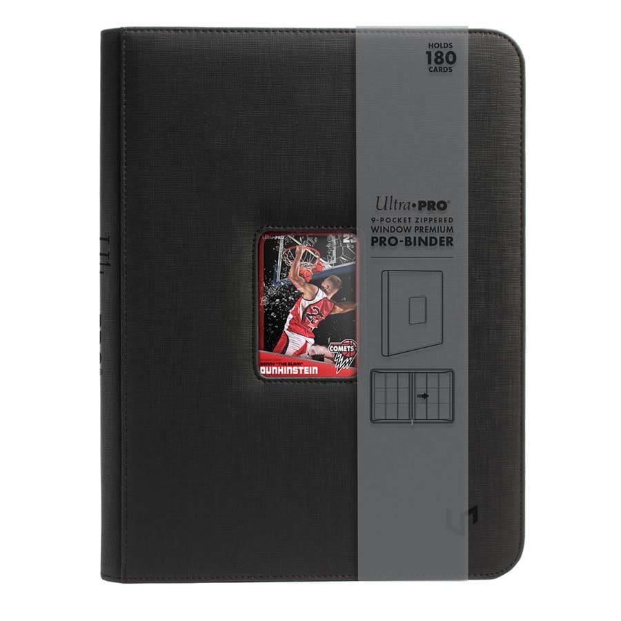 ULTRA PRO: 9-POCKET ZIPPERED WINDOW PREMIUM PRO-BINDER