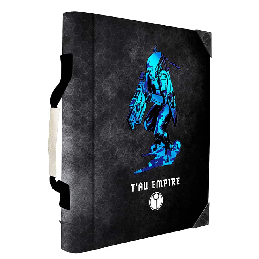ULTRA PRO: WARHAMMER 40000: T'AU EMPIRE CODEX ALIGNED: DEBOSSED AND PRINTED CODEX BOOK FOLIO