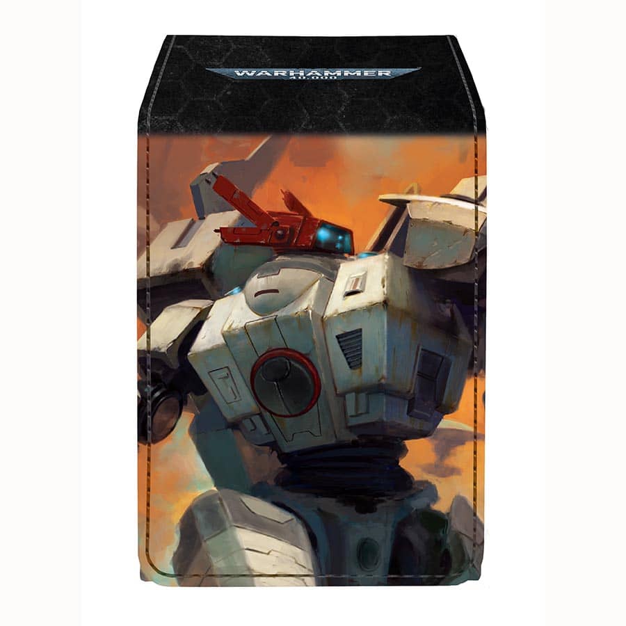 ULTRA PRO: WARHAMMER 40000: T'AU EMPIRE CODEX ALIGNED: ALCOVE FLIP DECK CASE