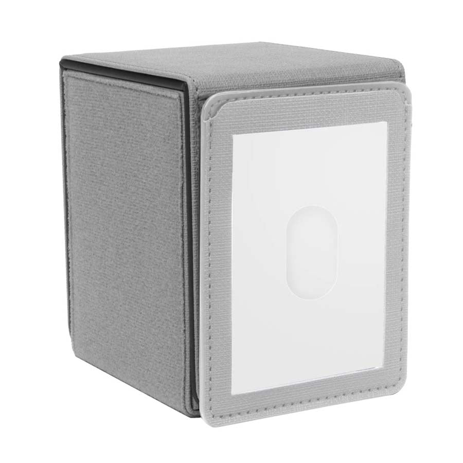 ULTRA PRO: PATCHCRAFT: ALCOVE FLIP DECK BOX: GRAY
