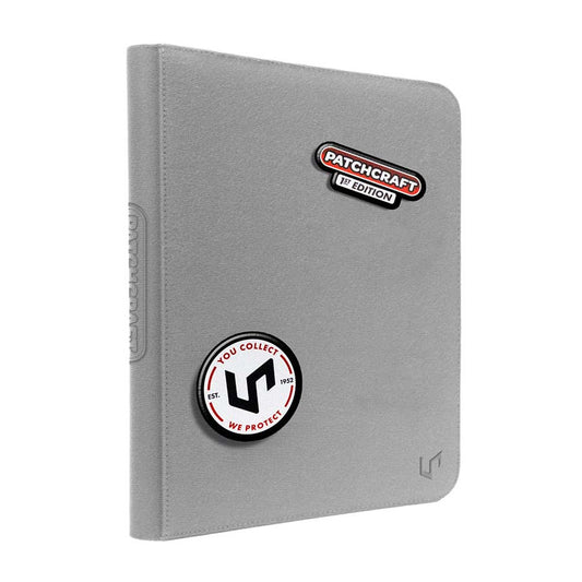 Patchcraft 9-Pocket Zippered Premium Pro-Binder (Gray)