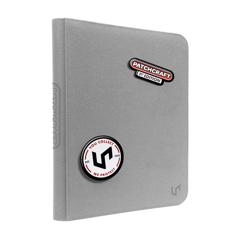 Patchcraft 9-Pocket Zippered Premium Pro-Binder (Gray)
