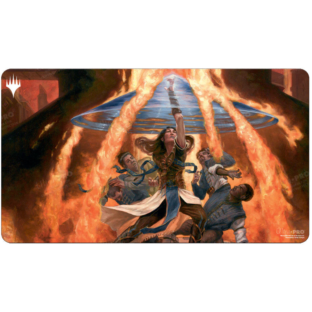 Commander Masters Fierce Guardianship Blue Standard Gaming Playmat for Magic: The Gathering
