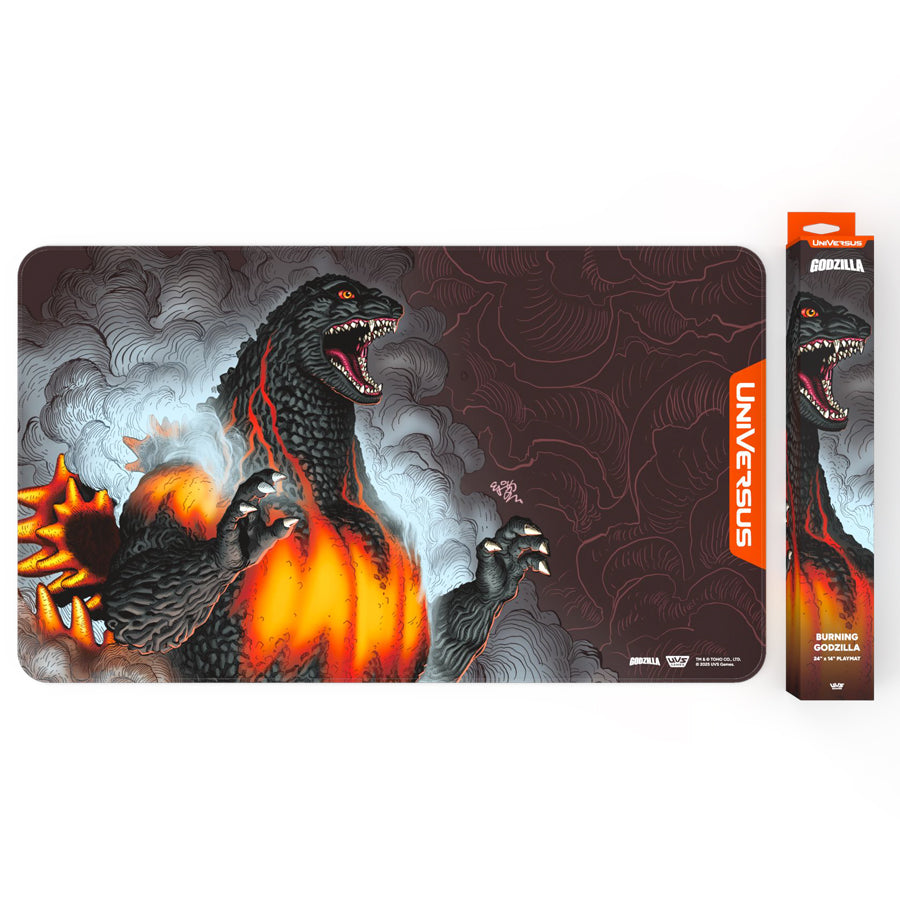 UNIVERSUS CCG: GODZILLA: REIGN OF KAIJU: BURNING GODZILLA PLAYMAT