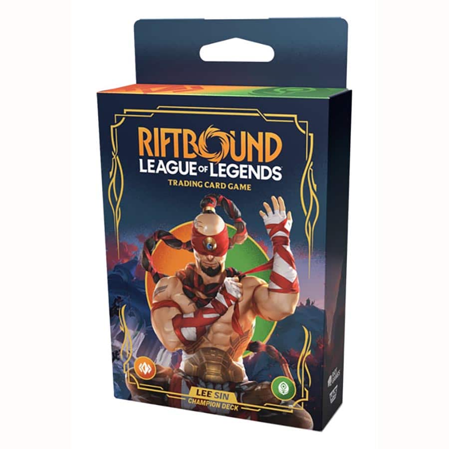 Riftbound TCG: League of Legends Set 1 - Origins Lee Sin Champion Deck Pre-Order (Releases 10/31/25)