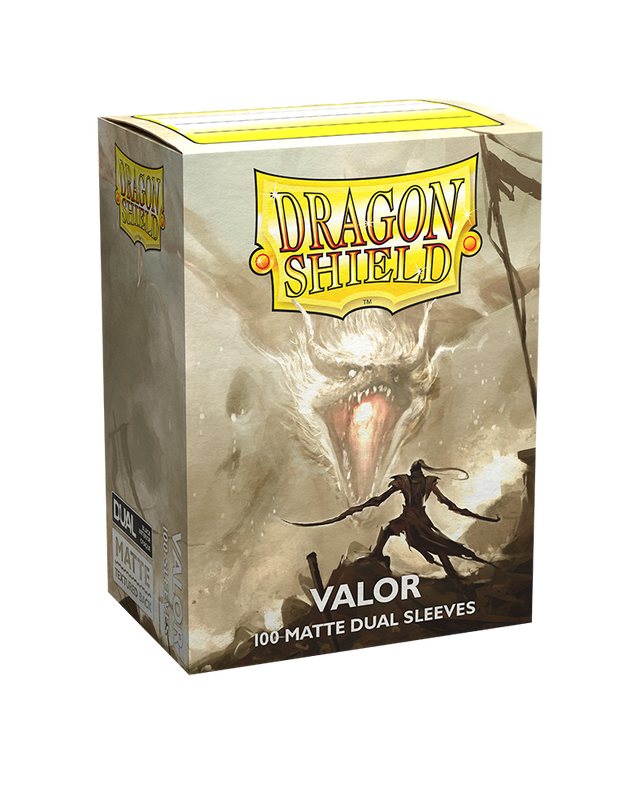 Dragon Shield 100 ct Matte Dual Sleeves: Valor