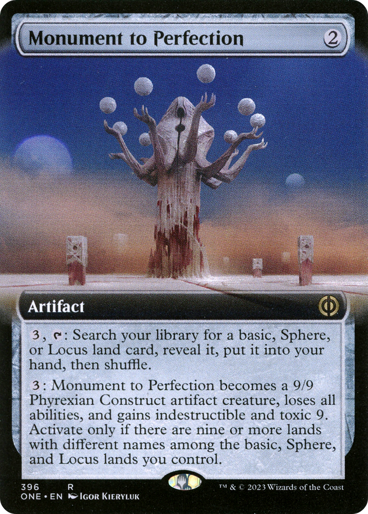 Monument to Perfection (Extended Art) [Phyrexia: All Will Be One]