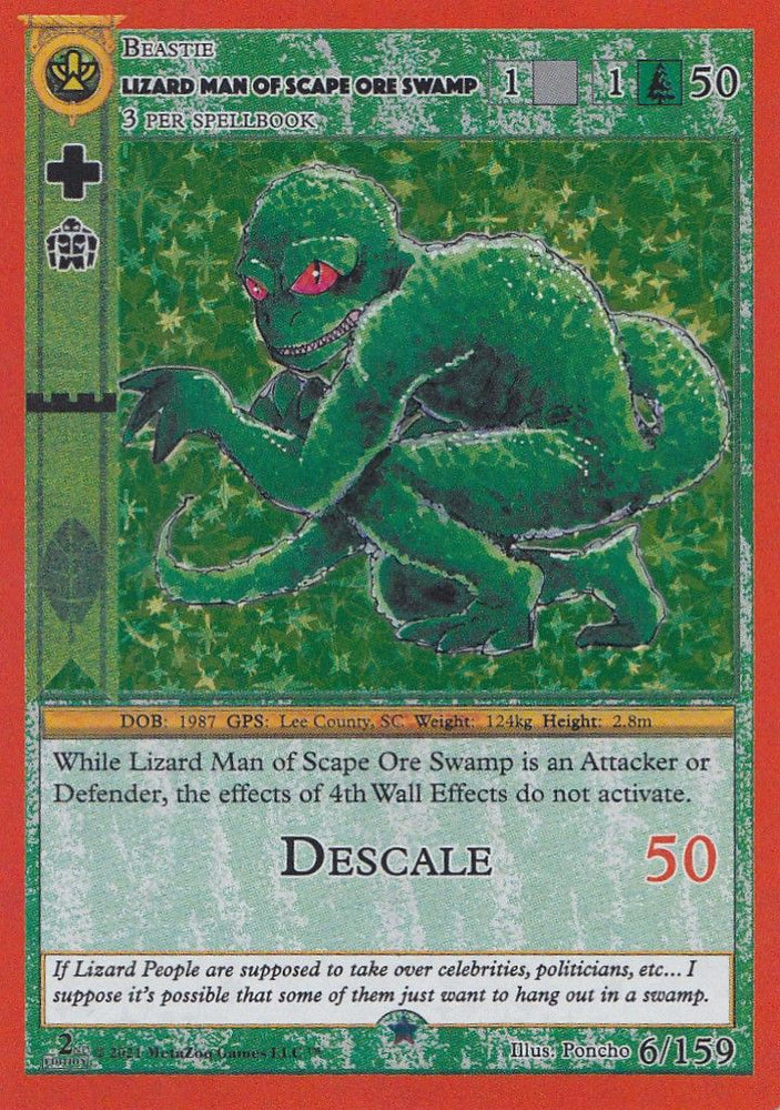 Lizard Man Of Scape Ore Swamp [Cryptid Nation: Second Edition]