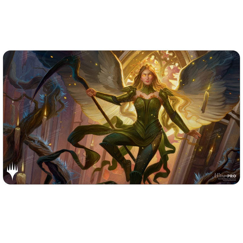 Innistrad Midnight Hunt Playmat A featuring Sigarda, Champion of Light for Magic: The Gathering