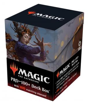Commander Innistrad Midnight Hunt PRO 100+ Deck Box and 100ct sleeves V1 featuring Leinore, Autumn Sovereign for Magic: The Gathering