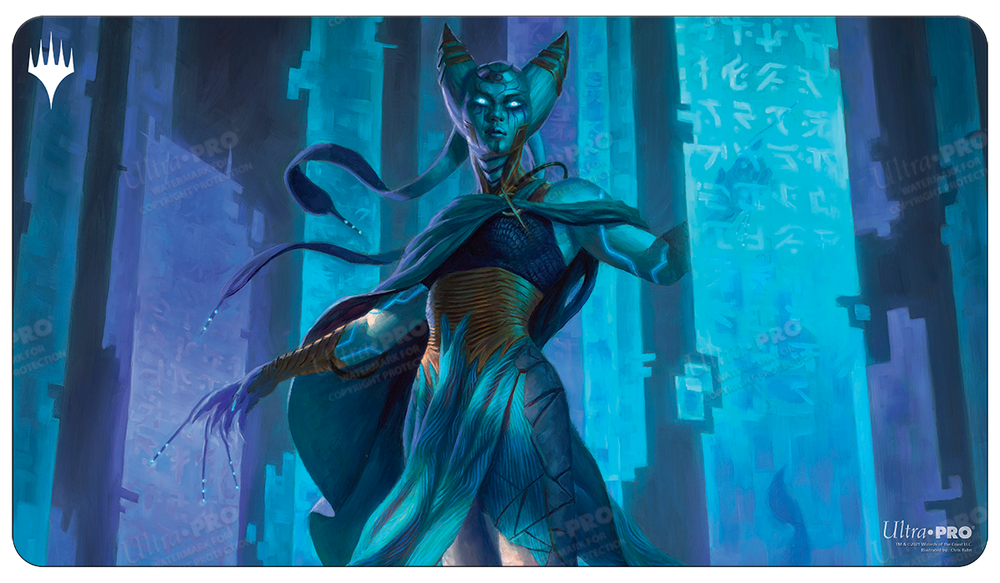 Magic: The Gathering - Kamigawa Neon Dynasty Tamiyo, Compleated Sage Standard Gaming Playmat